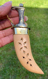 Sikh Siri Sahib Brass Handle Hand Made Wooden Sheath Ceremonial Singh Kaur MK7