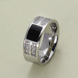India Sikhism Rings Men Hinduism Customized Sikh Symbol Stainless Steel Signet Band Ring Religious Jewelry