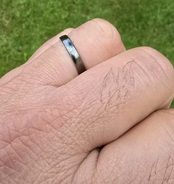 Shani Protection Ring Saturn Iron Mundi Horse Shoe Black Chala Astrology Loha U1