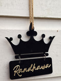 Jatt Randhawa Surname Car Mirror HANGER Punjabi Sikh Kaur Acrylic Pendant U59