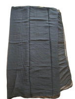 Punjabi Dupatta Black or White Chunni Kaur Singh For Sikh Hindu Muslim Funeral