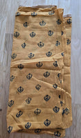Sikh Punjabi Kaur Dupatta Khanda Print Chunni Singh Parna Gamcha Saropa Hajooria