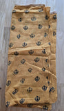 Sikh Punjabi Kaur Dupatta Khanda Print Chunni Singh Parna Gamcha Saropa Hajooria