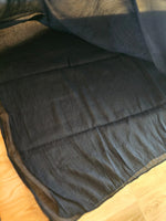 Punjabi Dupatta Black or White Chunni Kaur Singh For Sikh Hindu Muslim Funeral