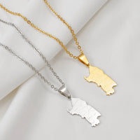 Anniyo 2025 Italy Sardegna Pendant Neckalces for Women Girls Sardinia Stainless Steel Jewelry #504562