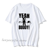 Men Sports TShirt Yeah Buddy Ronnie Coleman Body Building Graphic T Shirts Male Casual Fashion Tops Ropa Hombre Summer XS-4XL