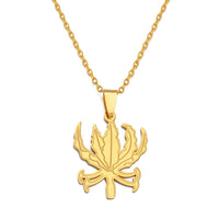 Anniyo Tamil Gloriosa lilies Flower Pendant Necklaces for Women Men Jewelry Stainless Steel @325221