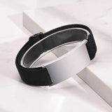 Vnox Custom Picture Photo Bracelets for Men Women, Adjustable Wristband, Personalized Image Text Name Momerial Bracelets Gift