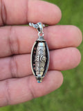 Om Mantra Pendant Talisman Evil Eye Nazar Protection Lucky Taweet Locket Chain