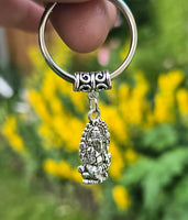 Hindu Lord Ganesh Key Ring Evil Eye Nazar Shield Punjabi Key Chain Hinduism PP63