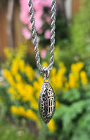 Om Mantra Pendant Talisman Evil Eye Nazar Protection Lucky Taweet Locket Chain
