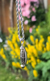 Om Mantra Pendant Talisman Evil Eye Nazar Protection Lucky Taweet Locket Chain