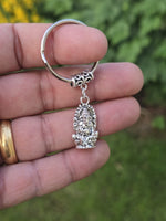 Hindu Lord Ganesh Key Ring Evil Eye Nazar Shield Punjabi Key Chain Hinduism PP63