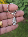 Hindu Lord Ganesh Key Ring Evil Eye Nazar Shield Punjabi Key Chain Hinduism PP63