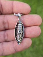 Om Mantra Pendant Talisman Evil Eye Nazar Protection Lucky Taweet Locket Chain