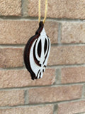 Wooden Khanda Hanger Car Mirror Ornament Punjabi Sikh Singh Khalsa Pendant ZZ1