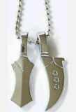 Sikh Khanda Kirpan Pendant Comb Ball Chain Necklace Punjabi Singh Khalsa Gift QQG