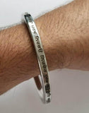 Mool Mantar Kara Stainless Steel Sikh Smooth Kada Bracelet Engraved L1G Khalsa Bangle