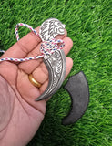 Sarbloh Taksali Punch Pure Iron Khalsa Lion Shastar Nihang Sikh Singh Kaur Punjabi Sher Handmade A7A New