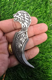 Sarbloh Taksali Punch Pure Iron Khalsa Lion Shastar Nihang Sikh Singh Kaur Punjabi Sher Handmade A7A New