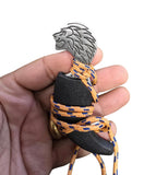 Sarbloh Taksali Punch Pure Iron Khalsa Lion Shastar Nihang Sikh Singh Kaur Punjabi Sher Handmade A7A New