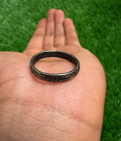 Shani Protection Ring Star Saturn Iron Horse Shoe Black Chala Astrology O14G NEW