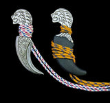 Sarbloh Taksali Punch Pure Iron Khalsa Lion Shastar Nihang Sikh Singh Kaur Punjabi Sher Handmade A7A New