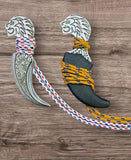 Sarbloh Taksali Punch Pure Iron Khalsa Lion Shastar Nihang Sikh Singh Kaur Punjabi Sher Handmade A7A New