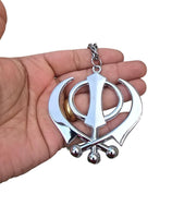 Sikh Gold BlacK Silver KHANDA Large Car hanger Khalsa Singh Kaur Punjabi SS54