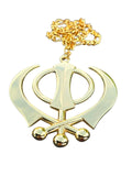 Sikh Gold BlacK Silver KHANDA Large Car hanger Khalsa Singh Kaur Punjabi SS54