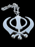 Sikh Gold BlacK Silver KHANDA Large Car hanger Khalsa Singh Kaur Punjabi SS54