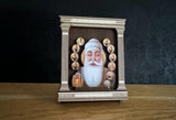 Sikh Wood Ten Guru Nanak Gobind Singh Baba Deep Singh Souvenir Car Dashboard OF24G
