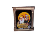 Sikh Wood Ten Guru Nanak Gobind Singh Baba Deep Singh Souvenir Car Dashboard OF24G