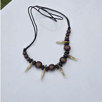 Authentic wolf tooth pendant tribal evil eye nazar protection witcher necklace