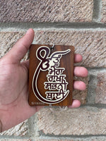 Sikh Car Hanger Wooden Ik Onkar Design Tu Mera Rakha Sabhni Thai Pendant ZZ7 NEW
