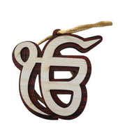 Wooden Sikh Hanger Ik Onkar Car Mirror Pendant Singh Kaur Ornament Khalsa ZZ18