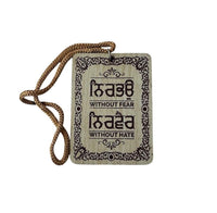 Wooden Sikh Hanger Punjabi Nirbhau Nirvair Car Mirror Floral Khalsa Pendant ZZ6