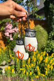 Khanda Boxing Gloves Car Rear View Mirror Hanging Singh Khalsa Pendant ZZ20 NEW