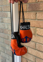 Khanda Boxing Gloves Car Rear View Mirror Hanging Singh Khalsa Pendant ZZ20 NEW