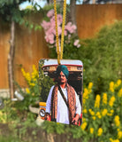Wooden Car Hanger Sidhu Moosewala 5911 Punjabi Rear View Mirror Pendant ZZ22 NEW