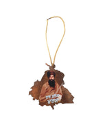 Sikh Car Hanger Wood Mirror Pendant Raj Karega Khalsa Bhindranwale Panjab ZZ27