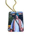 Wooden Car Hanger Sidhu Moosewala 5911 Punjabi Rear View Mirror Pendant ZZ22 NEW