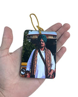 Wooden Car Hanger Sidhu Moosewala 5911 Punjabi Rear View Mirror Pendant ZZ22 NEW