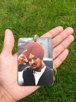 Wooden Car Hanger Sidhu Moosewala Punjabi Legend Rear View Mirror Pendant ZZ23