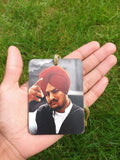 Wooden Car Hanger Sidhu Moosewala Punjabi Legend Rear View Mirror Pendant ZZ23