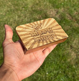 Wooden Sikh Stand Ik Onkar Satnam Waheguru Carved Design Singh Kaur Khalsa ZZ28