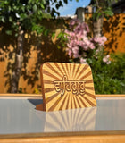 Wooden Sikh Stand Ik Onkar Satnam Waheguru Carved Design Singh Kaur Khalsa ZZ28