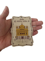 Sikh Car Hanger Wooden Golden Temple Sri Harmandir Sahib Ji Car Pendant ZZ36 NEW