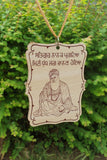 Sikh Car Hanger Wooden Guru Nanak Dev Ji Motivation Pendant Car Mirror ZZ35 NEW