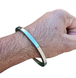Sikh Kara Stainless Steel Kada Flat Plain Smooth Singh Kaur Punjabi Bangle K9K New Bracelet